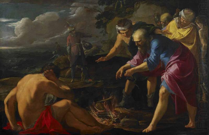Saint Paul Shipwrecked on Malta, Laurent de la Hyre